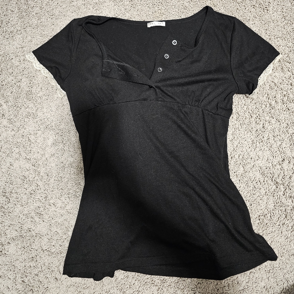 Maternity/Nursing Pajama Set